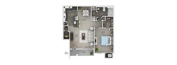 village green of rochester 1 bed 1 bath floor plan