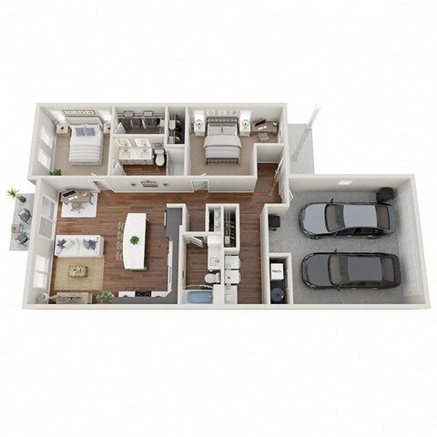 B1 Floor Plan at Savannah at Waterford Village