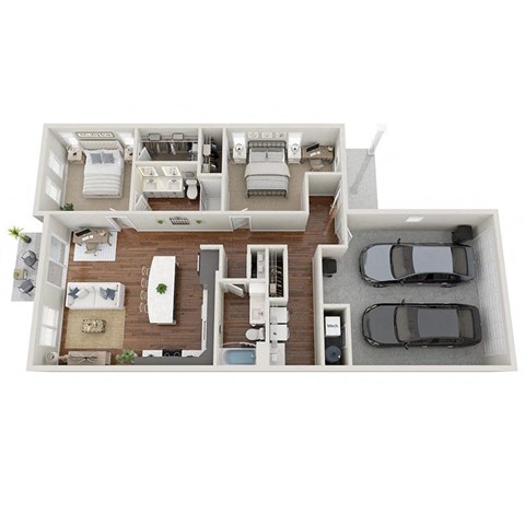 B1HP Floor Plan at Savannah at Waterford Village