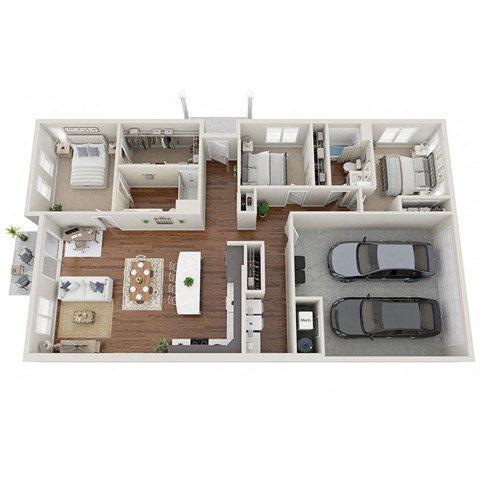 C1 Floor Plan at Savannah at Waterford Village