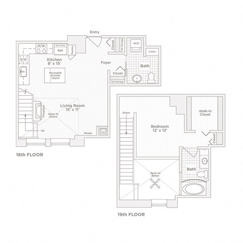 the floor plans of the residences at the preserve