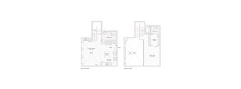 the floor plans of both residences