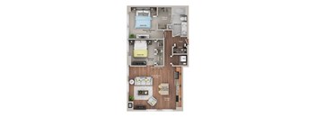 a 1 bedroom floor plan  the residences at sawmill estates apartments