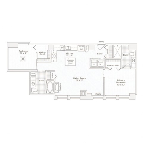 a floor plan of a small house with a lot of furniture