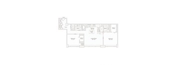 a floor plan of a house with a white background
