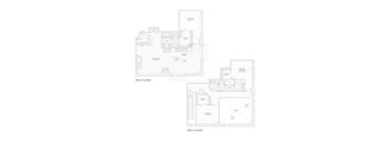 the floor plans of both residences