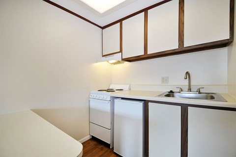A white kitchen with a dishwasher and sink.