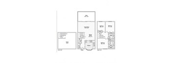 3 bed 2.5 bath apartment floor plan