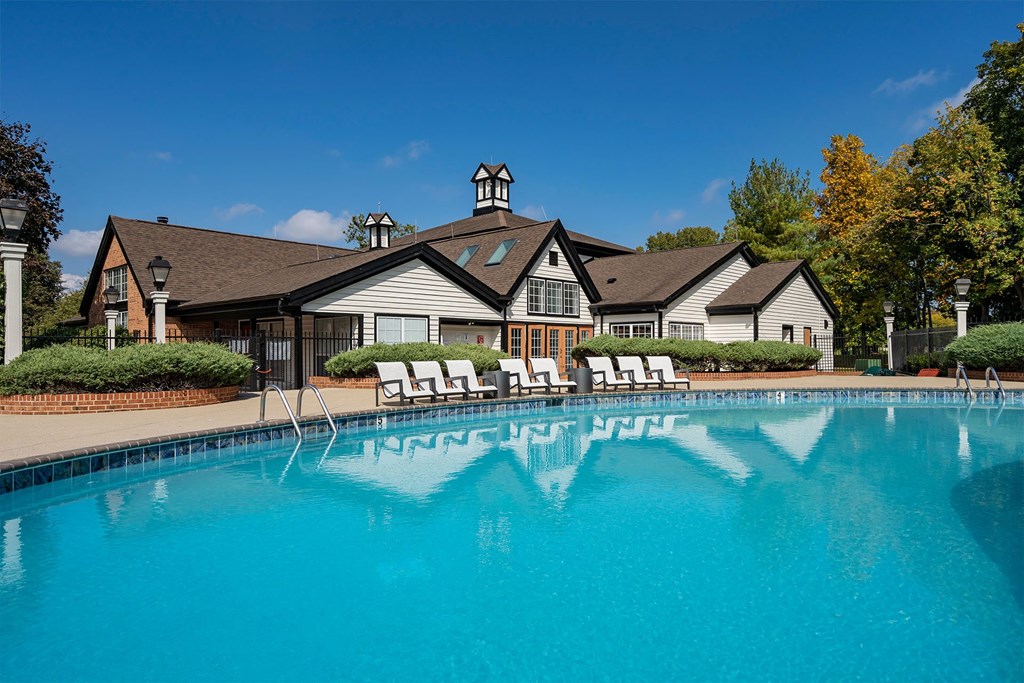 the swimming pool at our apartments