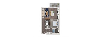 skytop apartments floor plan a1