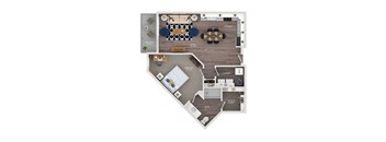 skytop apartments floor plan a6