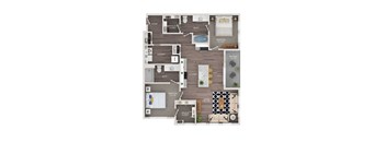 skytop apartments floor plan c3