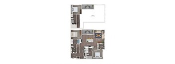 skytop apartments floor plan d2