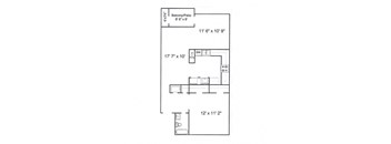 treybrooke at the park apartments and townhomes floor plan A