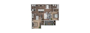 trutle creek apartments 2 bed 2 bath floor plan cp