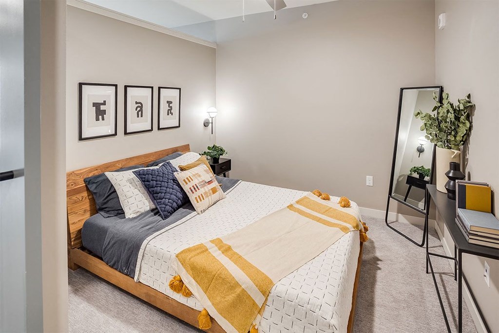 The Asher apartments bedroom