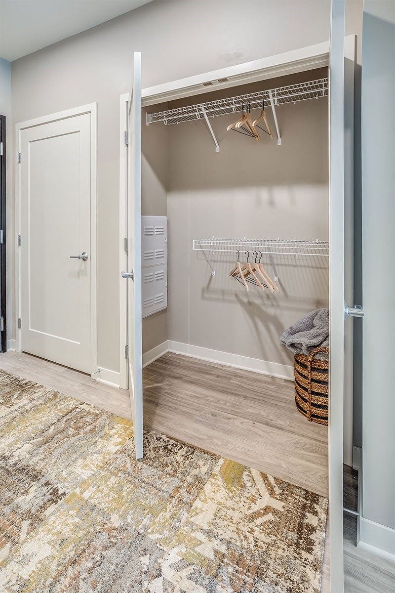The Asher apartments closet