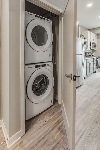 the asher apartments in unit laundry washer and dryer