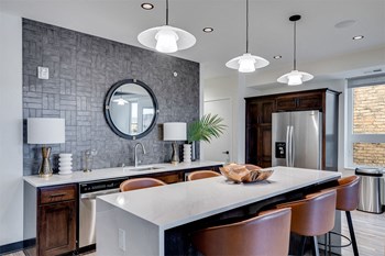 The Donegan Saint Paul Apartments Clubroom Kitchen - Photo Gallery 14