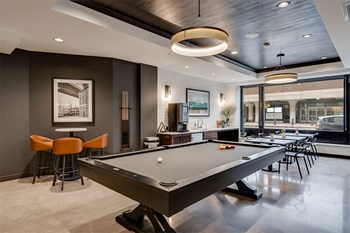 The Donegan Saint Paul Apartments Pool Table - Photo Gallery 12