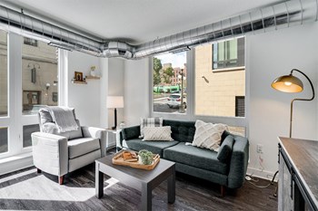 The Donegan Saint Paul Apartments Living Room