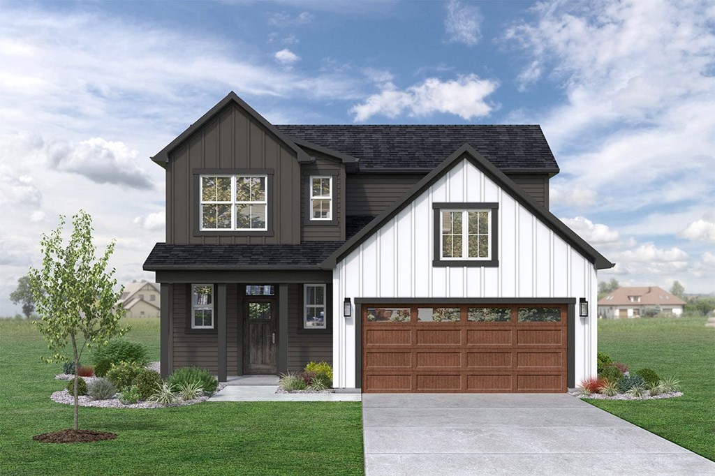 Canvas at Woodbury The Graham Modern Farmhouse Exterior