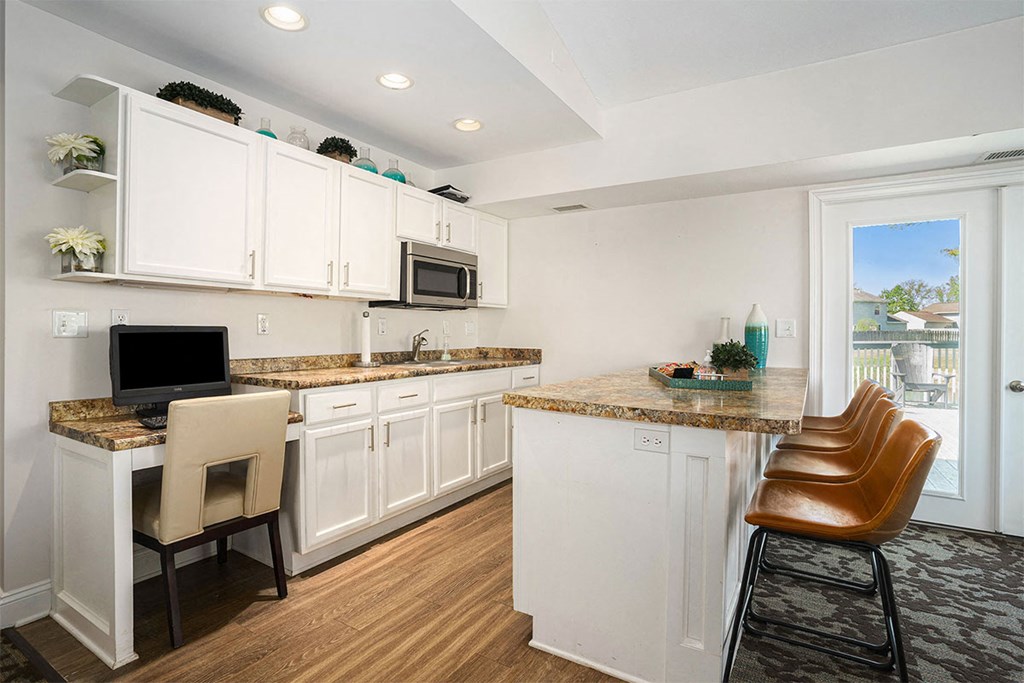 the lakes of holland apartments club house kitchen