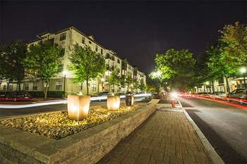 Meridian at Grandview Apartments Entrance Night - Photo Gallery 31