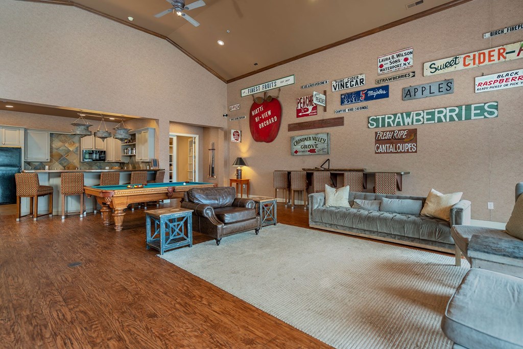 the orchard apartments clubroom