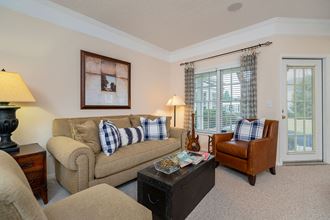the orchard apartments living room