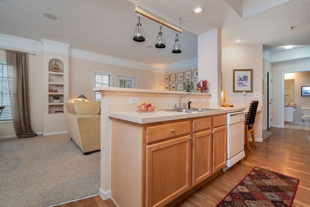 the orchard apartments kitchen