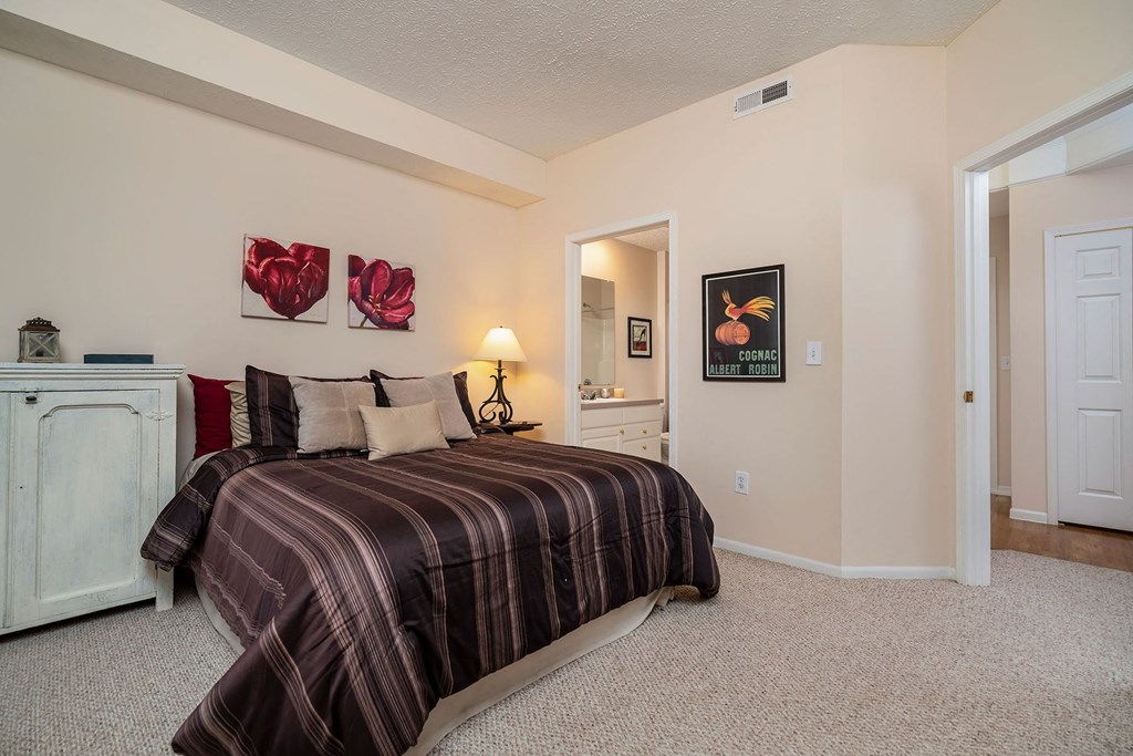 the orchard apartments bedroom