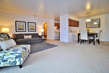 the view apartment and townhomes living room - Photo Gallery 18