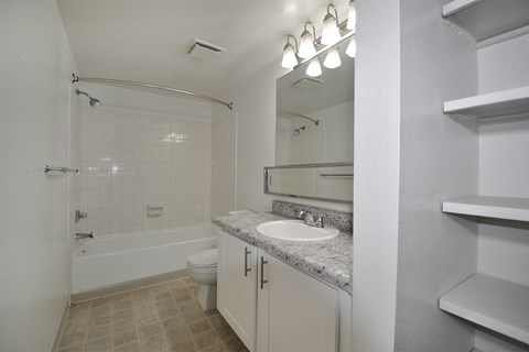 the view apartment and townhomes bathroom