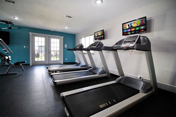 the view apartment and townhomes fitness center - Photo Gallery 32