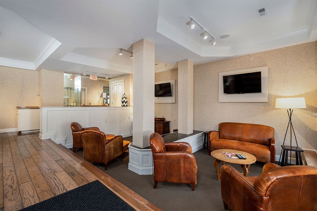 time square apartments clubroom lounge