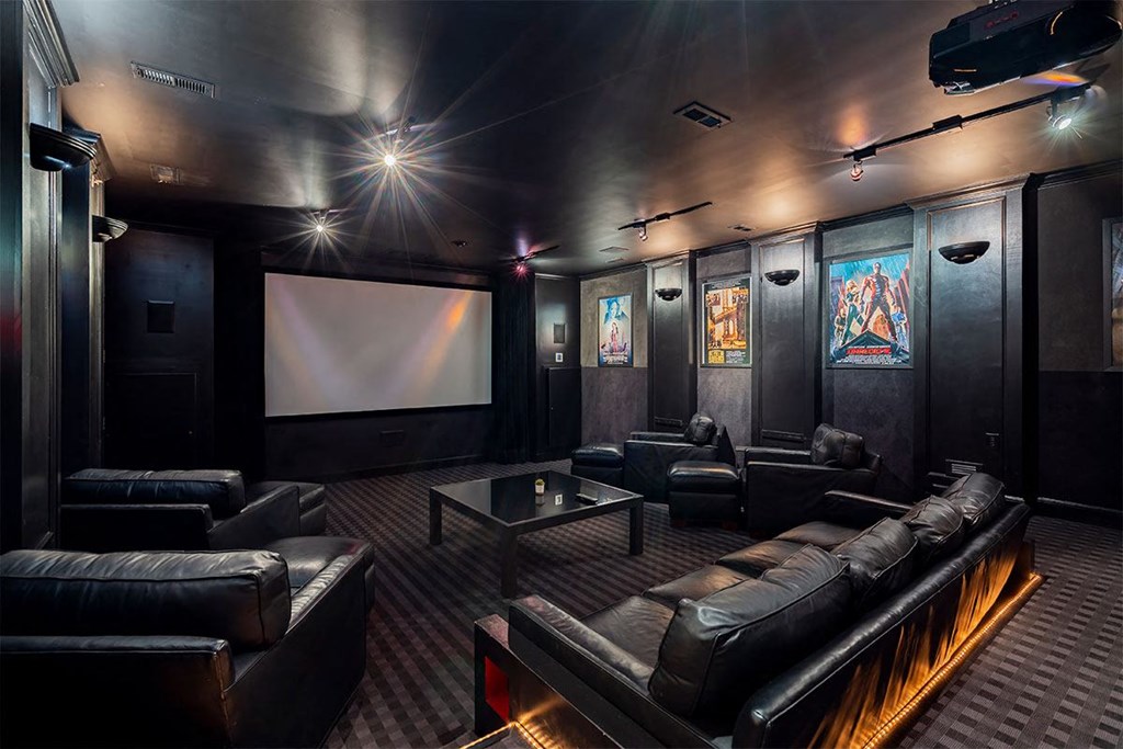 time square apartments movie theater