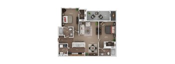 vinings at carolina bays apartments 2 bed 2 bath floor plan
