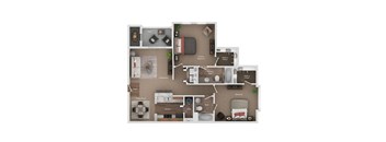 vinings at carolina bays apartments 2 bed 2 bath floor plan
