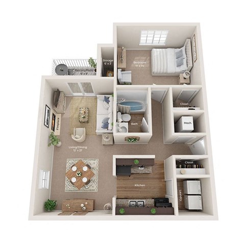 a floor plan of a house