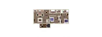 woods edge apartments floor plan dogwood c2c c2d c2p