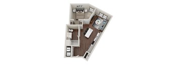 Waterford Bluffs Apartments A7hp Floor Plan