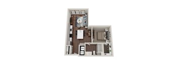 Waterford Bluffs Apartments A8 Floor Plan