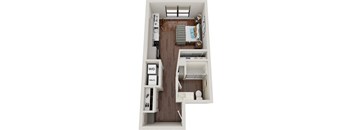Waterford Bluffs Apartments S1 Floor Plan