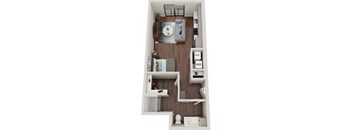 Waterford Bluffs Apartments S6 Floor Plan