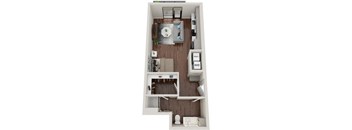 Waterford Bluffs Apartments S6HP Floor Plan
