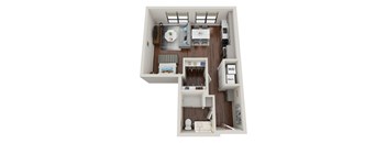 Waterford Bluffs Apartments S7 Floor Plan
