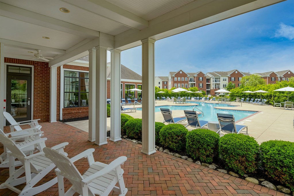 our apartments showcase a beautiful screened in porch