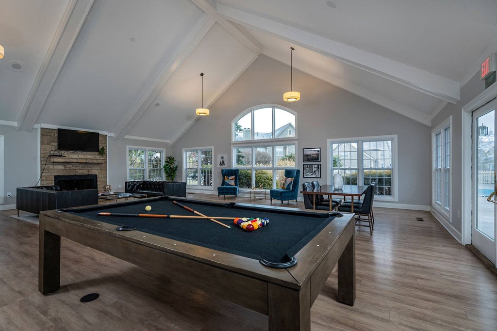 camden place apartments biliards table