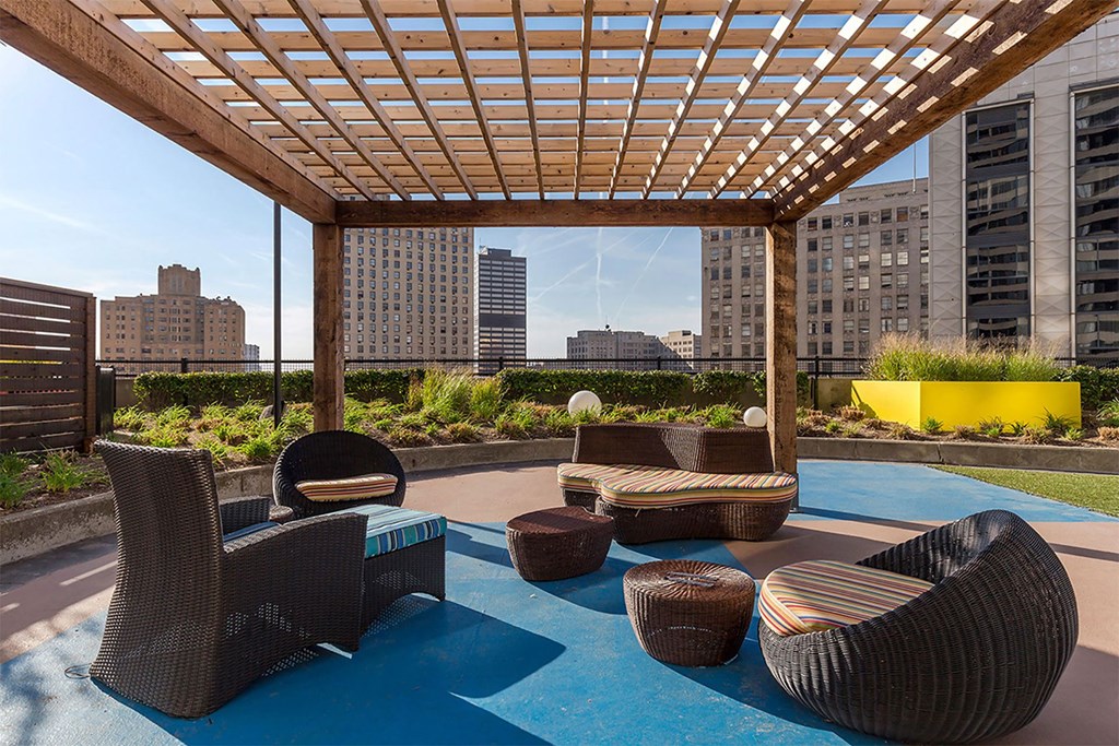 Detroit City Apartments Roof Deck
